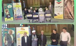 برپایی میز خدمت شرکت توزیع نیروی برق در مصلای خرم آباد