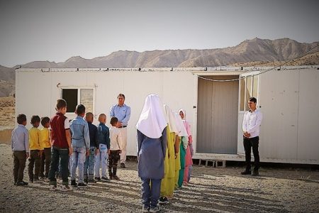 رتبه نخست لرستان در حذف مدارس کانکسی