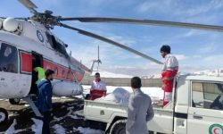 انجام ۷ سورتی پرواز امدادی در مناطق برفگیر الیگودرز