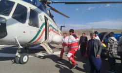 انجام ۲۴ سورتی پرواز هلال‌احمر لرستان به روستاهای در محاصره برف