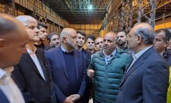 بازدید وزیر تعاون،کار و رفاه اجتماعی از مجتمع فولاد ازنا