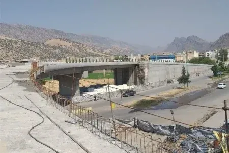 تقاطع غیرهم‌سطح «شهدای اقتدار» خرم‌آباد در ایستگاه افتتاح