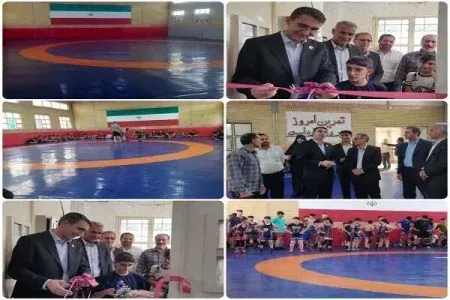سالن کشتی «شهدای دانش‌آموز» سلسله به بهره‌برداری رسید