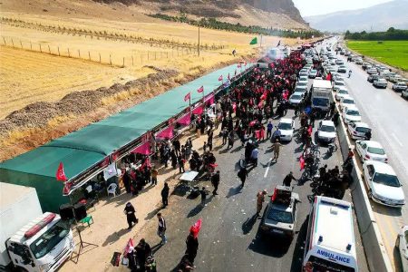 جاماندگان اربعین در لرستان؛طنین «لبیک یا حسین» در مسیرهای عشق و ارادت
