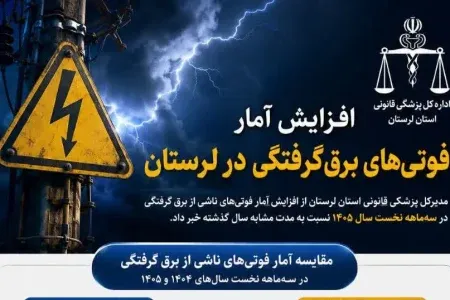افزایش ۳۰۰ درصدی تلفات برق‌گرفتگی در لرستان