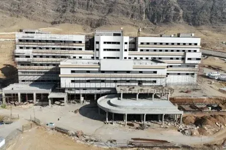 پیشرفت ۷۶ درصدی بیمارستان نیایش خرم‌آباد