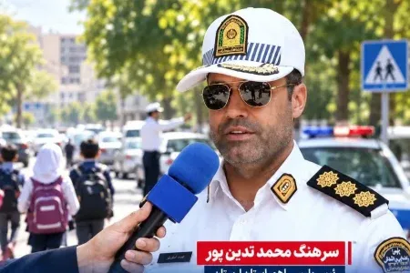 تدابیر ترافیکی پلیس در آستانه بازگشایی مدارس خرم‌آباد