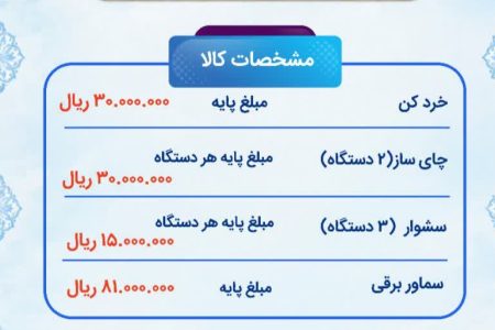 برگزاری حراج خرده‌فروشی اموال تملیکی لرستان