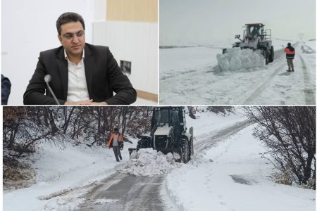 بازگشایی راه ارتباطی ۷۲۰ روستای برفگیر لرستان