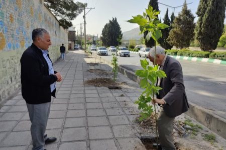 کاشت ۲۰ هزار اصله نهال تا پایان سال در خرم‌آباد