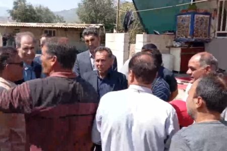 بازدید نماینده مردم خرم آباد از مناطق بخش مرکزی و پاپی