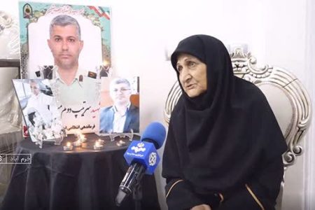 فیلم|تشییع پیکر شهید مدافع وطن “مسعود حسنوند”