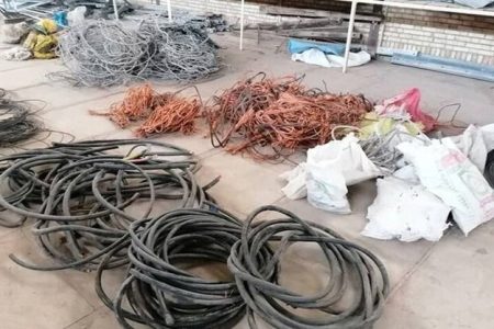دستگیری سارق سیم و کابل مخابراتی در خرم آباد