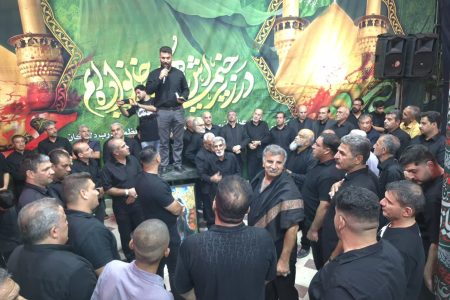 فیلم |حضور استاندار در عزاداری هیئت بزرگ دلاکان در شب تاسوعا