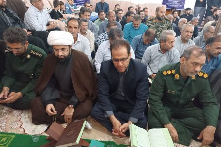 برگزاری محفل قرآنی به یاد شهدای اقتدار در چگنی+تصاویر