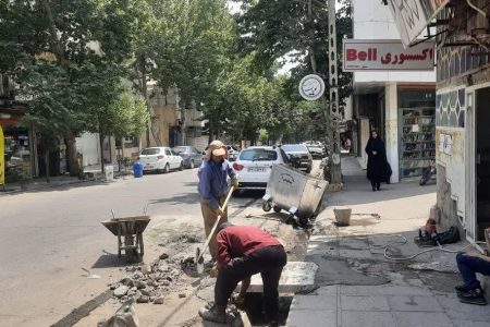 احداث پل عابر پیاده در خرم‌آباد