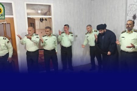 دیدار فرمانده انتظامی لرستان با خانواده شهید فدایی امنیت “علی بداق”