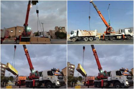 تجهیزات سنگین راهداری لرستان به مرز مهران اعزام شد