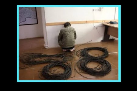دستگیری سارق کابل های برق و مخابرات در دورود