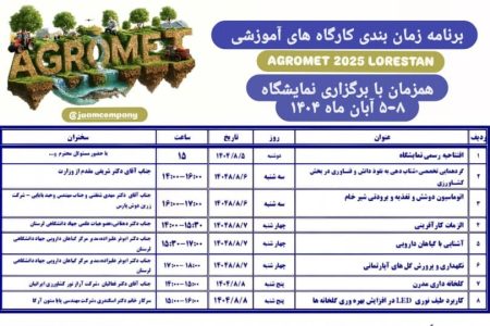 کارگاه تخصصی در نمایشگاه کشاورزی لرستان؛از «دانش تا مزرعه»