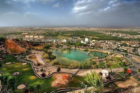اولین شهر غرب کشور با پساب فاضلاب سرسبز شد