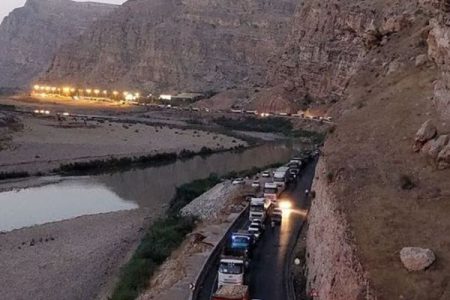 تهدید جان مردم با تردد سنگین در پلدختر