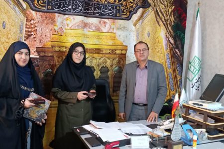 دیدار مدیر کتابخانه‌های عمومی و رئیس عتبات عالیات لرستان برای توسعه همکاری‌ها