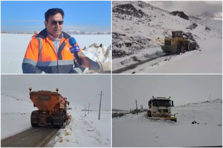 بازگشایی راه ارتباطی ۴۵ روستا در دلفان