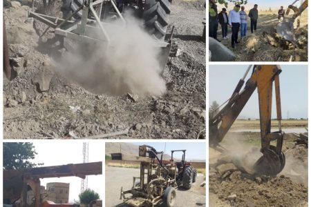 انسداد ۳۶ حلقه چاه غیرمجاز در دورود