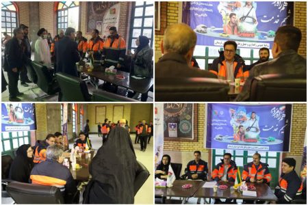 برپایی میز خدمت راهداری لرستان در نماز جمعه