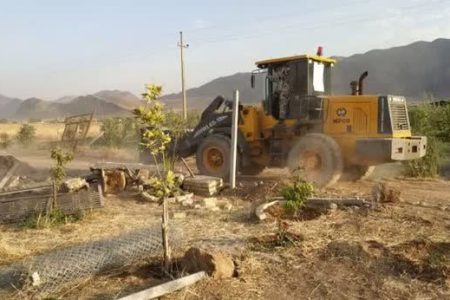 آزادسازی ۱۵ هزار مترمربع زمین کشاورزی در لرستان