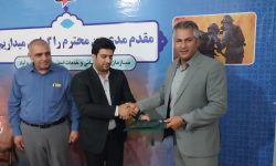 قدردانی مدیر پروژه بیمارستان ۶۱۵ تختخوابی نیایش از آتش‌نشانان خرم‌آباد