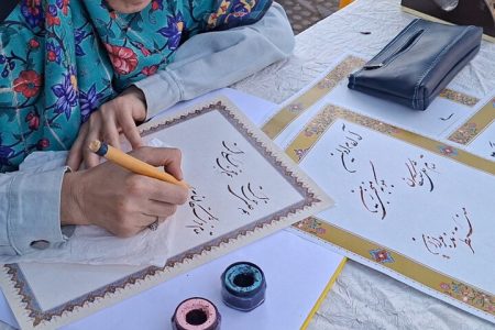 برگزاری آزمون سراسری خوشنویسی انجمن خوشنویسان ایران در لرستان