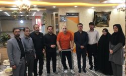 عیادت مدیرکل ارشاد لرستان از پیشکسوت رسانه‌ای استان