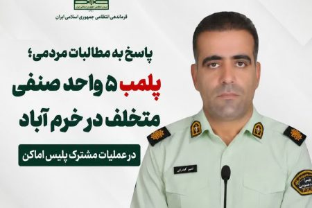 پلمب ۵ واحد صنفی متخلف در خرم آباد