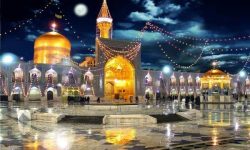 اجرای «سید خراسانی» در ورودی باب‌الرضای حرم مطهر رضوی