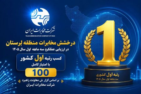 لرستان در خط اول مخابرات ایران ایستاد؛صدرنشینی با امتیاز کامل ۱۰۰