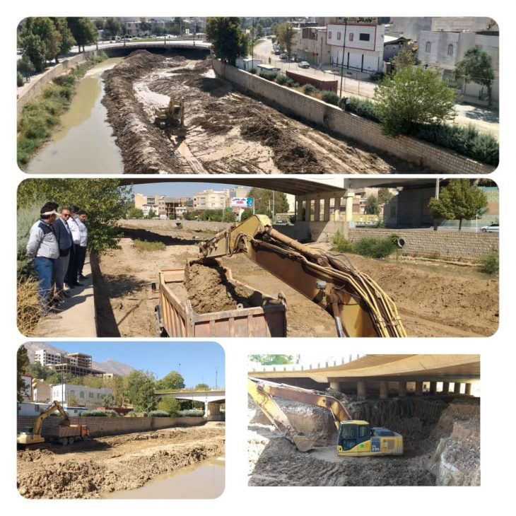 خاکبرداری بیش از ۵هزار متر‌مکعب پروژه پل شهدای حاج‌عمران