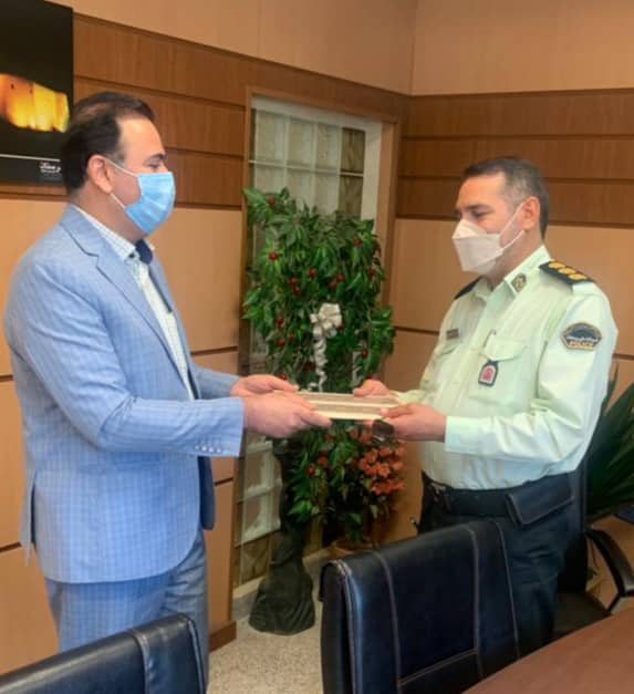 تقدیر مدیرکل بیمه ایران از فرماندهی انتظامی شهرستان خرم آباد