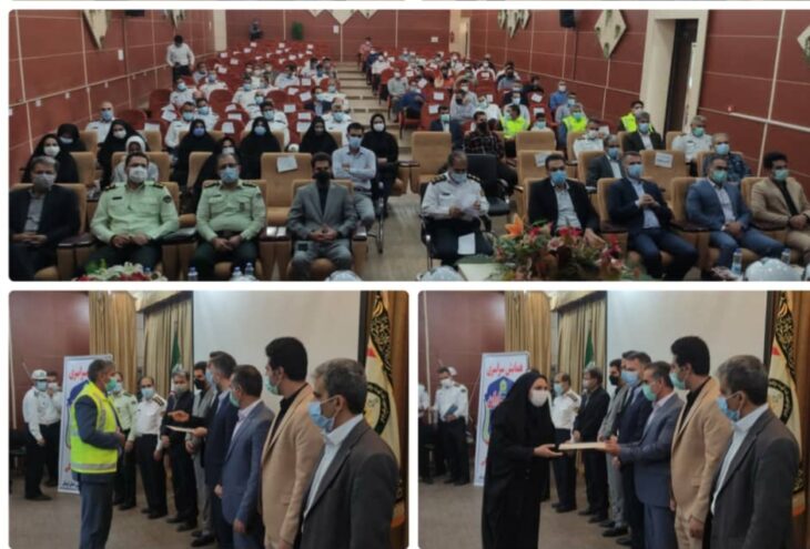 نمونه های ترافیکی و دهیاران نمونه لرستان تجلیل شدند