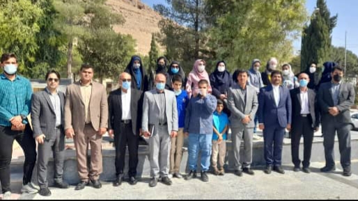 غبار روبی گلزار شهدا به مناسبت هفته پارالمپیک وروز عصای سفید
