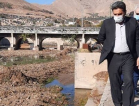 مشارکت شرکت آب و فاضلاب لرستان در لایروبی” خرم‌رود”