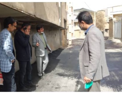 تلاش شهردار‌ منطقه ۲ برای آسفالت خیابان‌ها در آستانه نوروز
