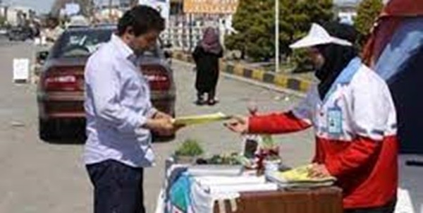 دایر شدن پست‌های هلال ‌احمر لرستان در روز طبیعت