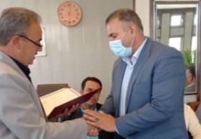 تجلیل از برگزار کنندگان ستاد اسکان نوروزی شهرداری منطقه دو خرم آباد