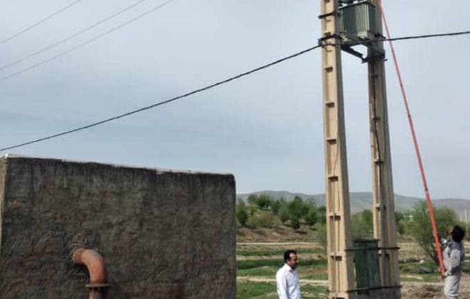 قطع برق ۱۱ حلقه چاه کشاورزی در سلسله