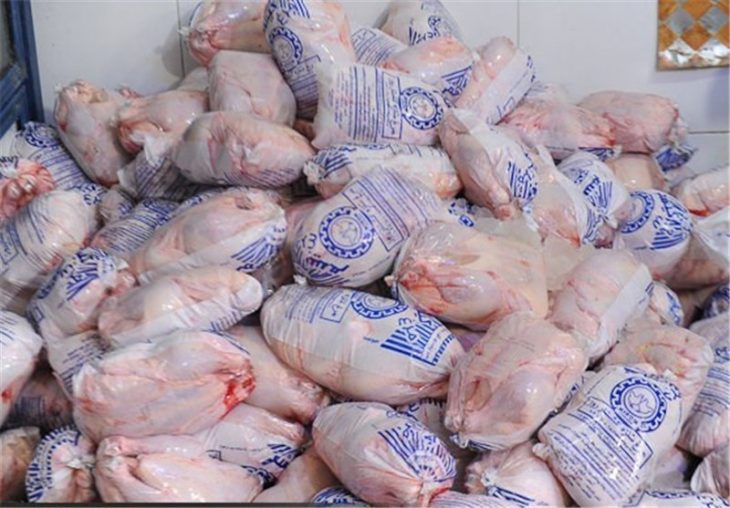 ذخیره سازی ۵۲۵ تن مرغ منجمد در لرستان