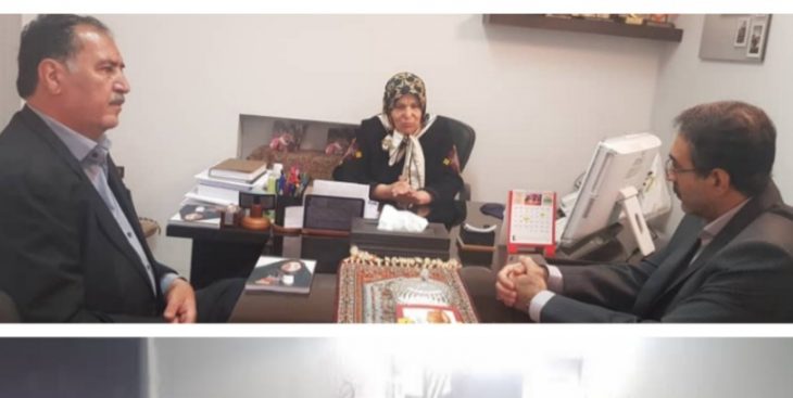 دیدار مدیر کل نوسازی مدارس لرستان با خیر مدرسه ساز