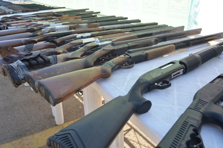 جمع آوری ۲۰ قبضه سلاح غیرمجاز درخرم آباد