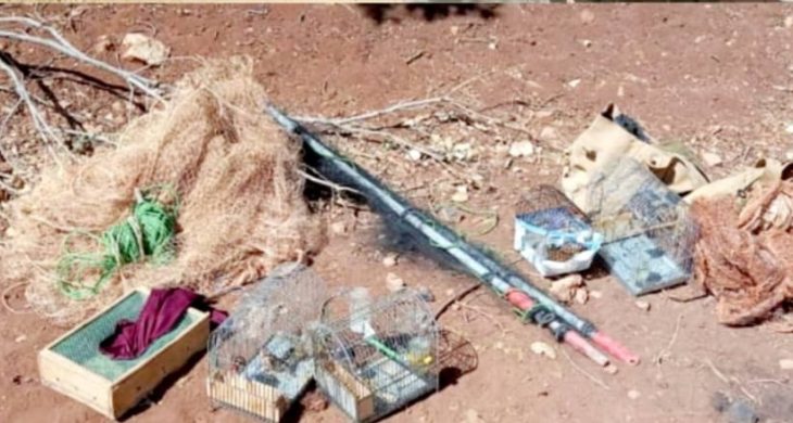دستگیری ۲ گروه صیاد غیر مجاز پرنده در منطقه شکار و صید ممنوع هشتاد پهلو